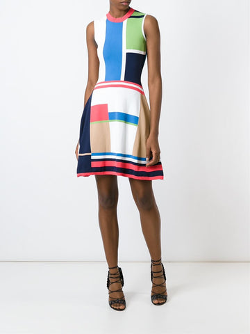 Colour Block Knit dress