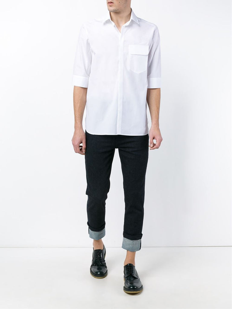 Short Sleeved Cotton Shirt