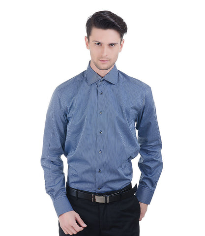 Nina Ricci Striped Dark Blue Shirt