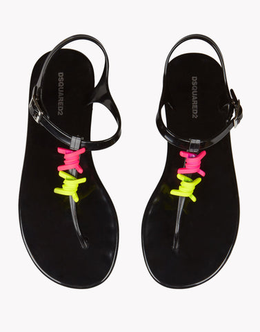 Barb Wire Flip Flops