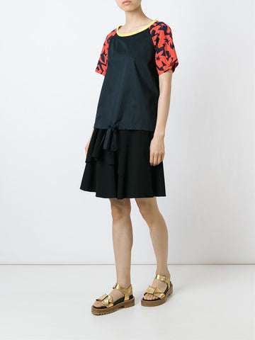 Raglan Sleeve Box Blouse