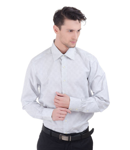 Grey Self Design Christian Lacroix Shirt