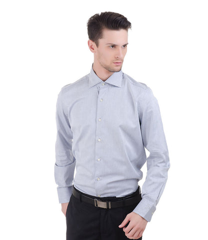 ALEA BLUE DIAGONAL STRIPE SHIRT