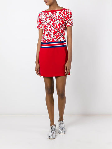 Printed Mini Dress