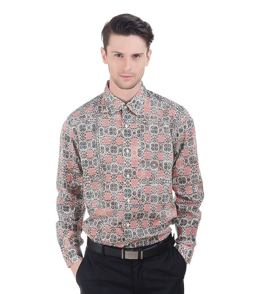 Beige Christian Lacroix Print Shirt