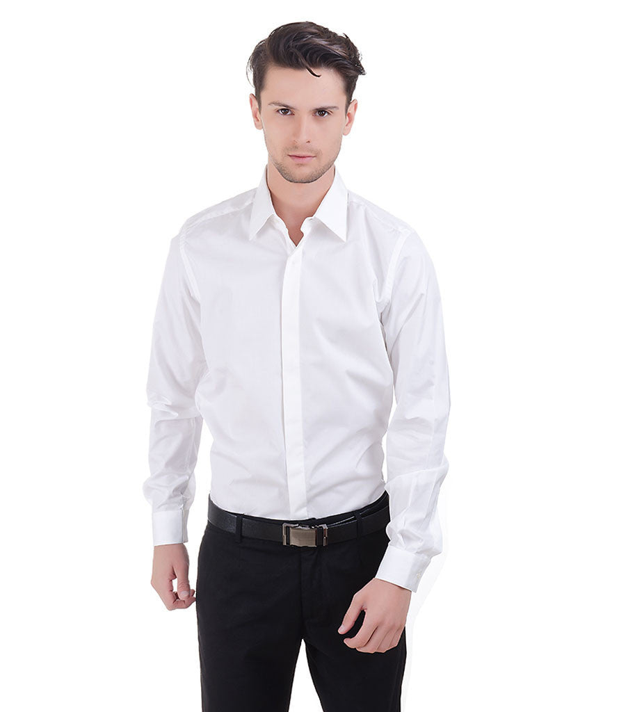 Nina Ricci White Shirt With Hidden Button Placket