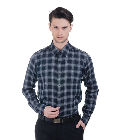 Lagerfeld Black Big Check Shirt