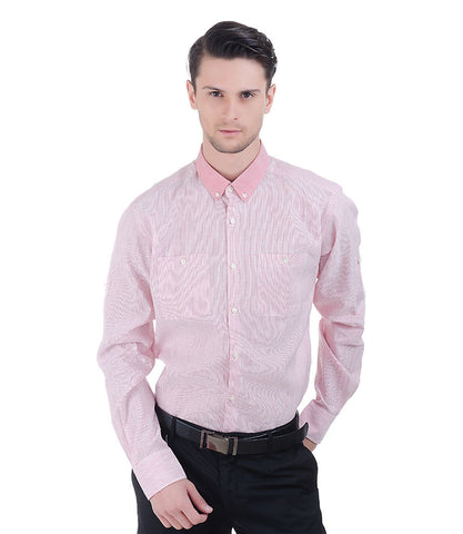 Lagerfeld Pink Thin Stripe Shirt