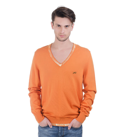 Alexander Mcqueen Orange Pullover