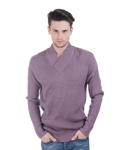 Pierre Clarence Purple Sweater