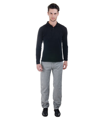 Lagerfeld Blue White Stripe Trouser