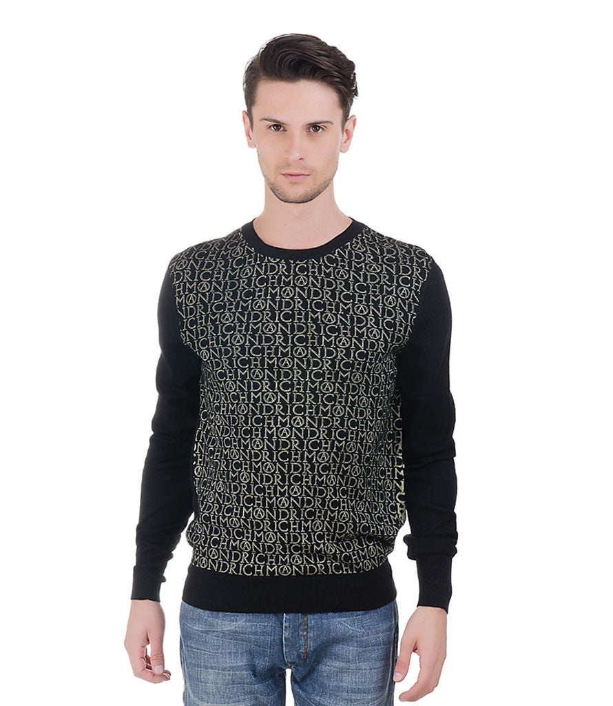 Richmond Black Pullover With Richmond Allover