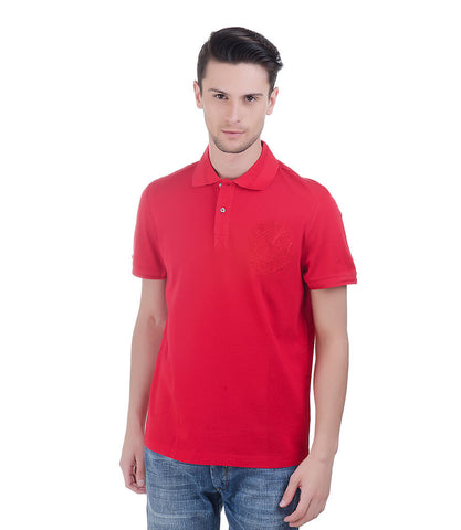 CHRISTIAN LACROIX RED POLO T-SHIRT