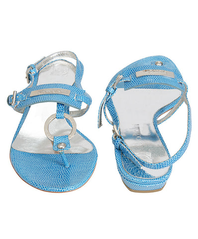 Braccialini Blue Flats