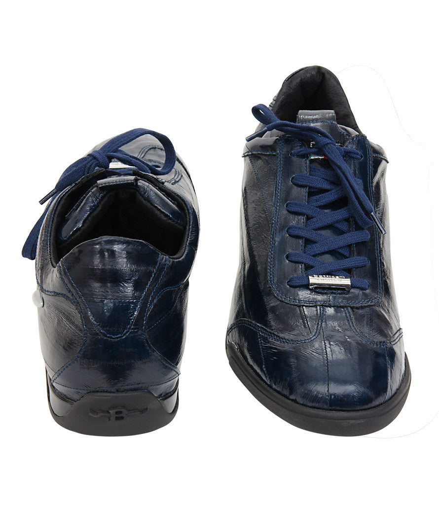 Roberto Botticelli Blue Fish Leather Causal Shoes