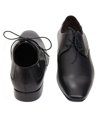 Bruno Magli Black Lace-up Shoes