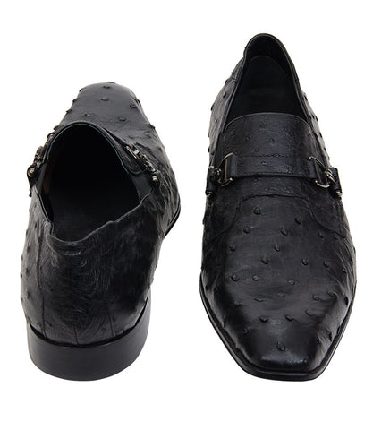 Roberto Botticelli Black Slip-On Shoes
