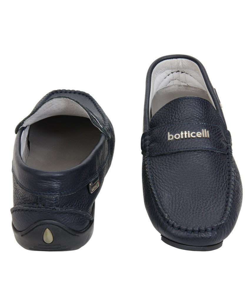 Roberto Botticelli Blue leather Moccasin