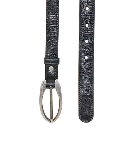 Francesco Biasia Black Belt With Classic Buckle