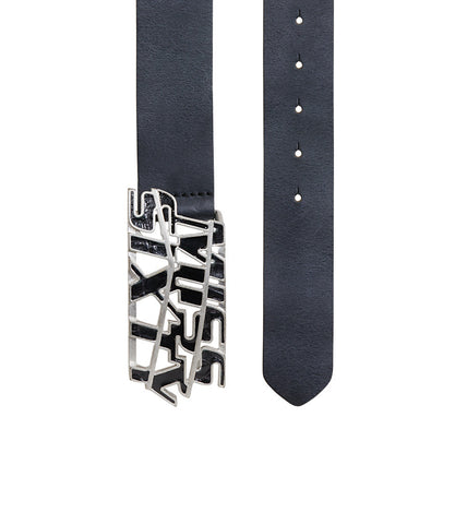 Miss Sixty Black Logo Buckle Belt