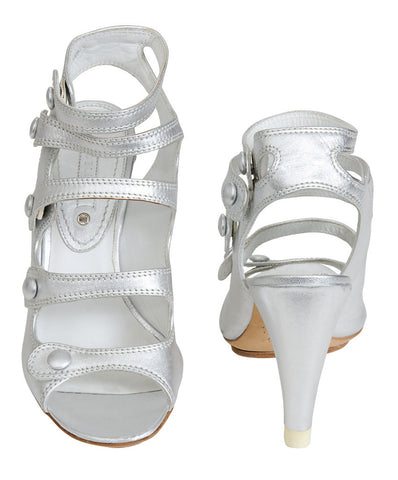 Celine Silver Sandals