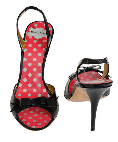 Christian Lacroix Black Sandal