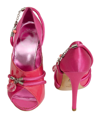 Emilio Pucci Crystal Pink Sandals