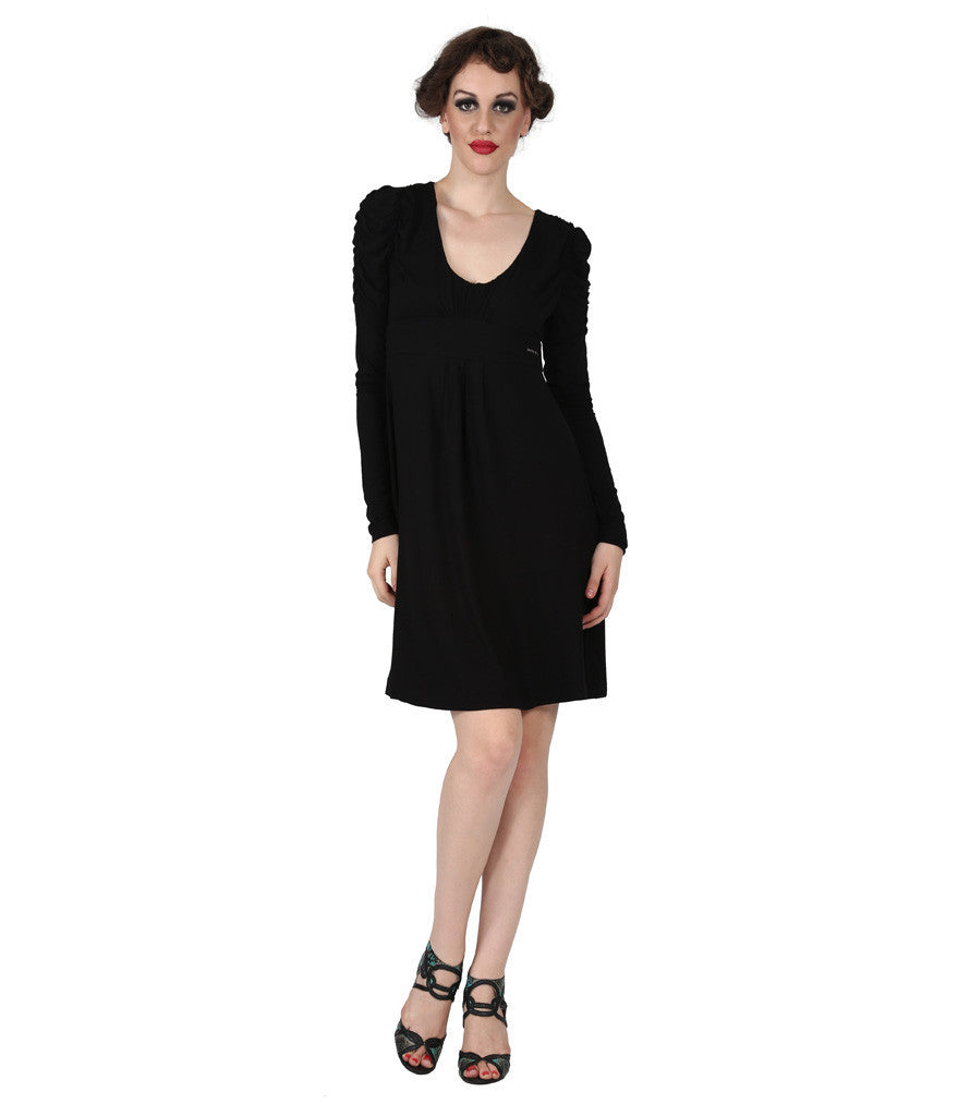 Miss Sixty Black Fullsleeves Dress
