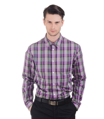 Purple Check Farhi Shirt